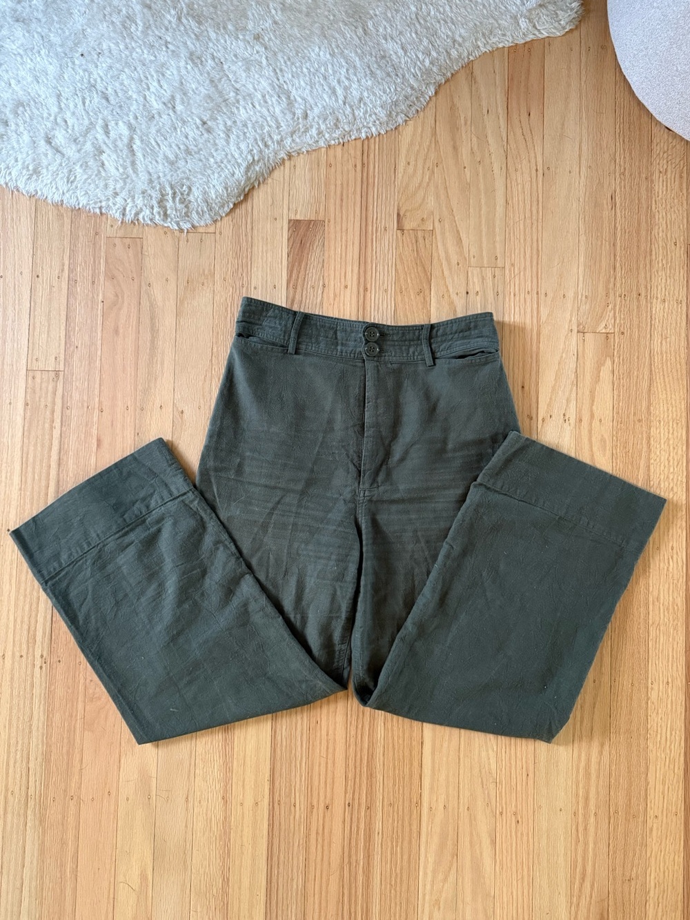 Apiece Apart Classic Merida Pant in Olive